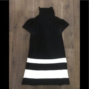 Black & White Turtle neck dress